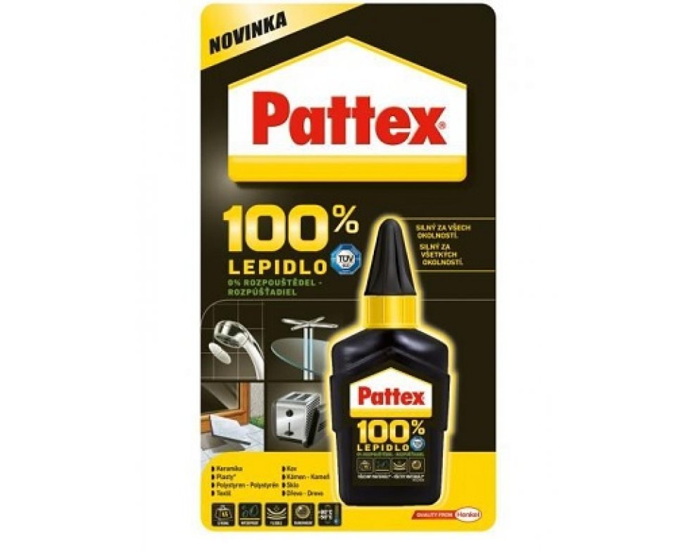 lepidlo Pattex 100% lepidlo 50g