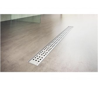 Rošt pre líniový podlahový žľab, 550mm, CUBE, lesklý