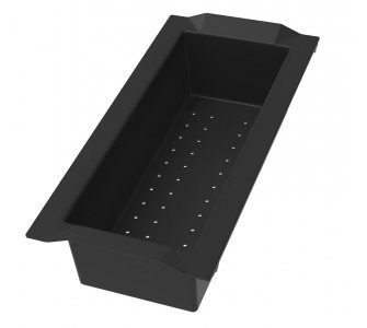 Sinks cedník BOX plast čierny 
