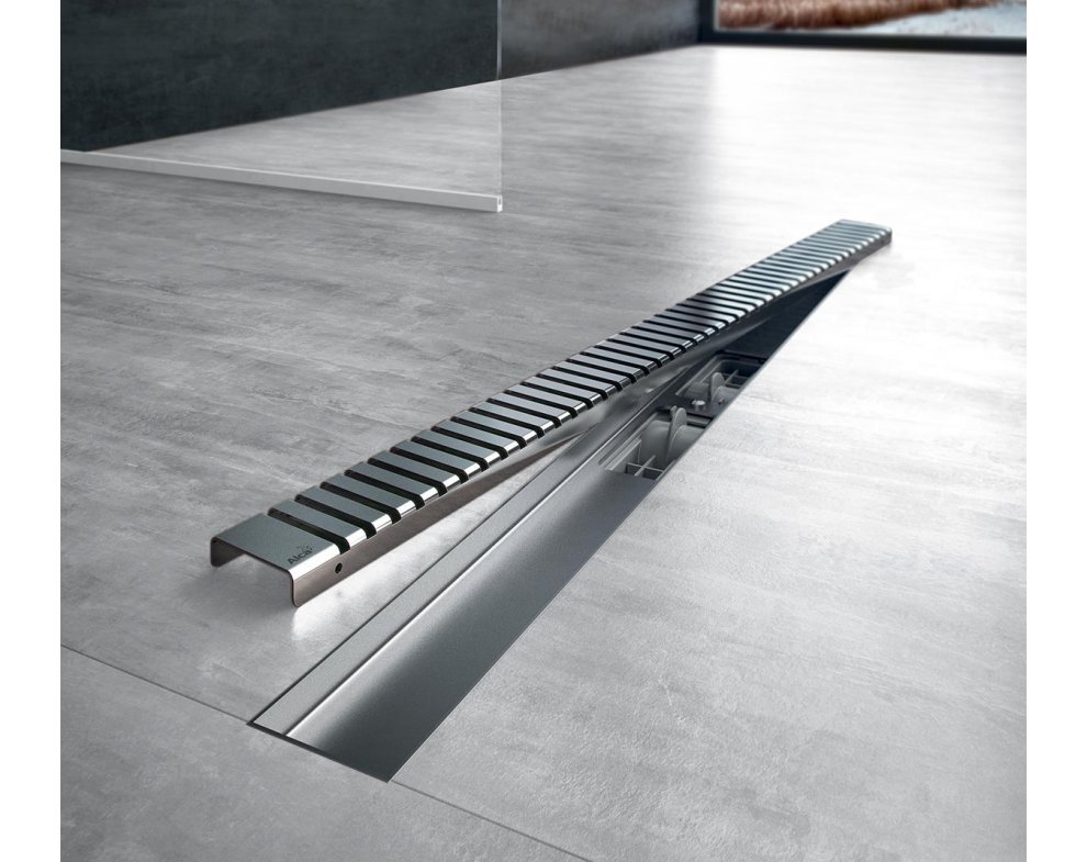 Rošt pre líniový podlahový žľab, 300mm, LINE, matný