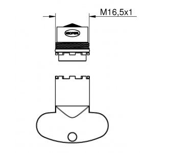 Perlátor M16,5x1 5l/min