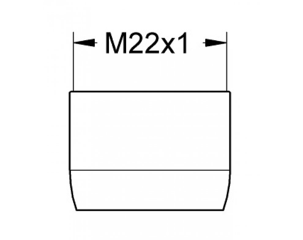 Perlátor M22x1, 15,0 l/min, chróm