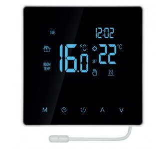 Digitálny wifi termostat s dotykovým ovládaním a s predĺženým čidlom