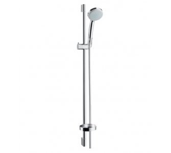 Sprchová súprava, ručná sprcha 4-polohová, sprch. tyč 900 mm, s mydelničkou, CROMA 100 Vario Ecosmart, chróm