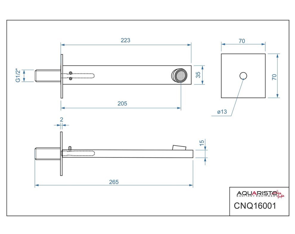 AQS SET podomietkovej sprchovej batérie s keramickým prepínačom pre 2 odberné miesta a sprchového príslušenstva, CINQUE