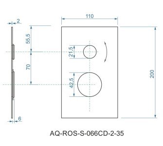 AQS SET podomietkovej sprchovej batérie s keramickým prepínačom pre 2 odberné miesta a sprchového príslušenstva, LAGUNA