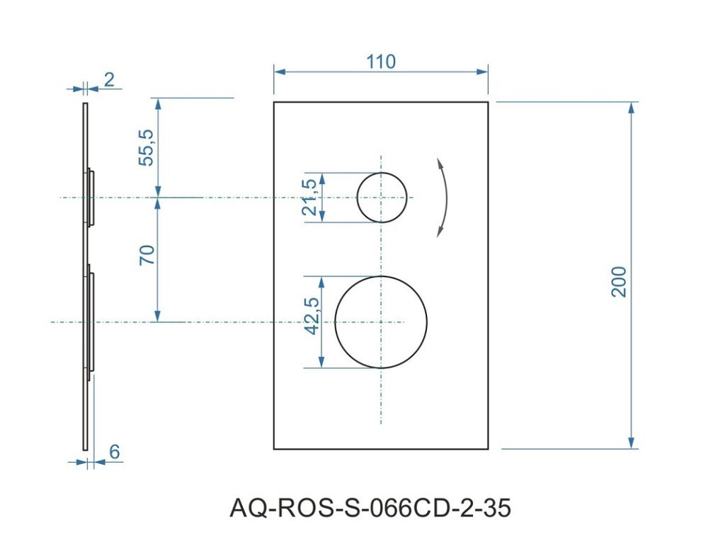 AQS SET podomietkovej sprchovej batérie s keramickým prepínačom pre 2 odberné miesta a sprchového príslušenstva, LAGUNA