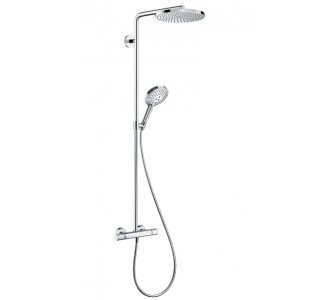 Sprchová súprava s termostatom Showerpipe 240 1jet P, chróm, Raindance Select S