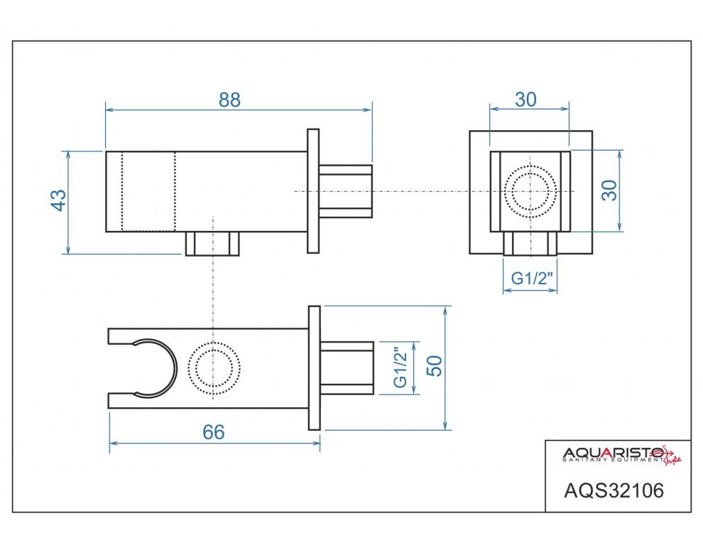 AQS SET podomietkovej sprchovej batérie pre 3 odberné miesta a sprch.príslušenstva, LAGUNA SET, chróm