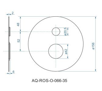batéria AQS sprchová podomietková pre 2 odberné miesta, s AQ-boxom, ALTEA
